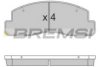 BREMSI BP2696 Brake Pad Set, disc brake